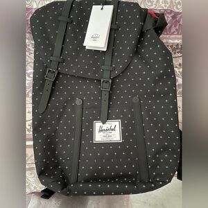Herschel Supply Company Gray Backpack with White Accents